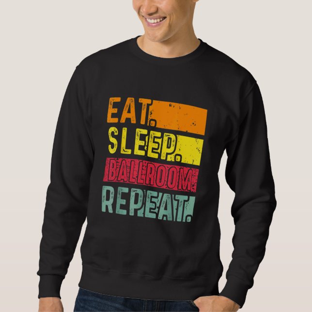 Sudadera Repetición De La Sala De Baile De Dormitorio Para  (Anverso)