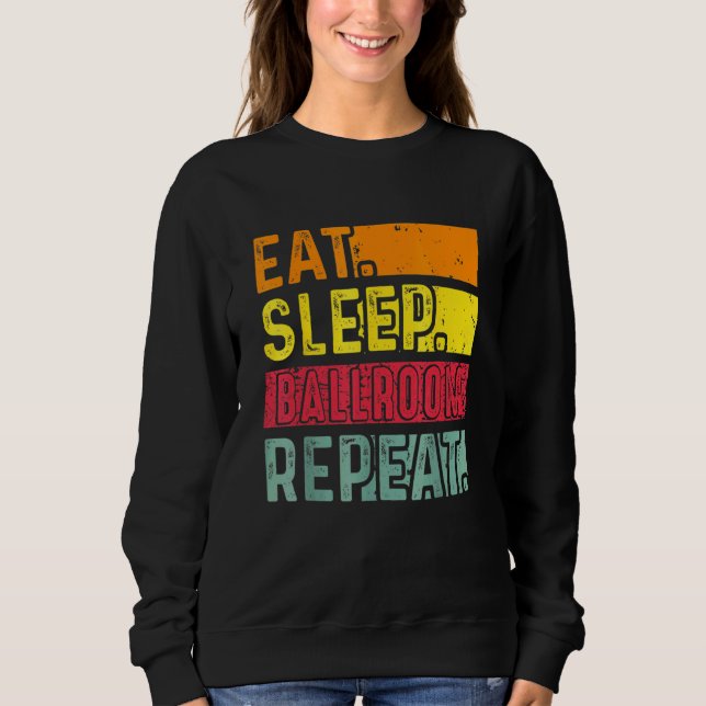 Sudadera Repetición De La Sala De Baile De Dormitorio Para  (Anverso)