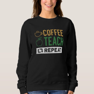 Sudadera Repetición de prueba de café