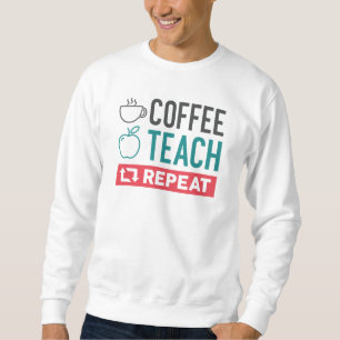 Sudadera Repetición de prueba de café