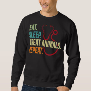 Sudadera Repetición de Veteranos Veterinarios Veterinarios