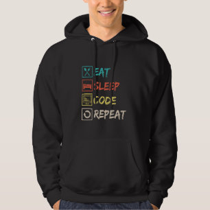 Sudadera Repetición del código de sueño de comerse - Estilo