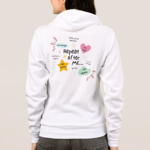 Sudadera Repetir después de que me recuerde la salud mental