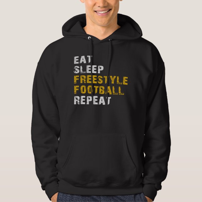 Sudadera repetir el estilo libre de dormir (Anverso)
