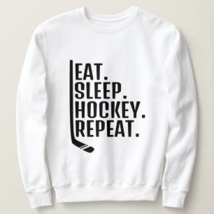 Sudadera Repetir el hockey sobre sueño