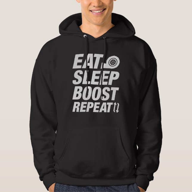 Sudadera Repetir el impulso de sueño (Anverso)