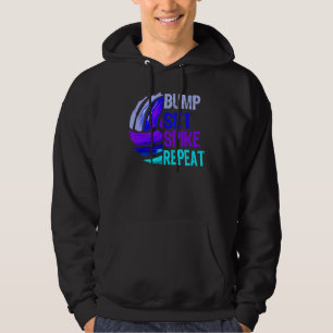 Sudadera Repetir el juego de voleibol con voleibol
