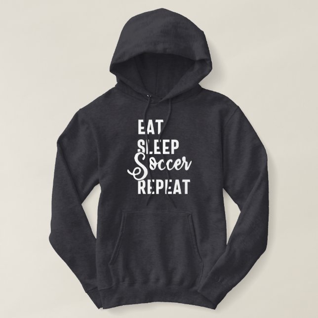Sudadera repetir el sueño de fútbol (Diseño del anverso)
