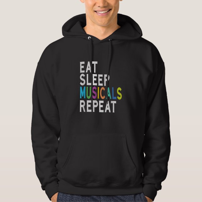 Sudadera Repetir el sueño de los musicales (Anverso)