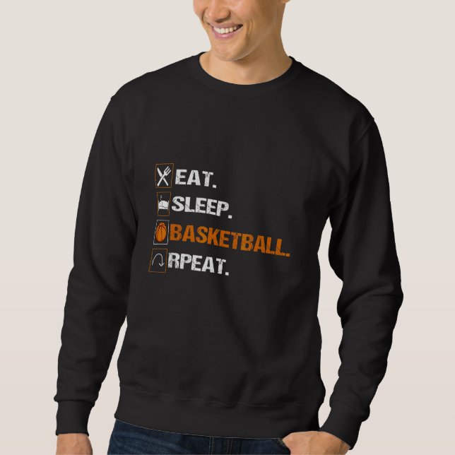 Sudadera Repetir el sueño del baloncesto (Anverso)