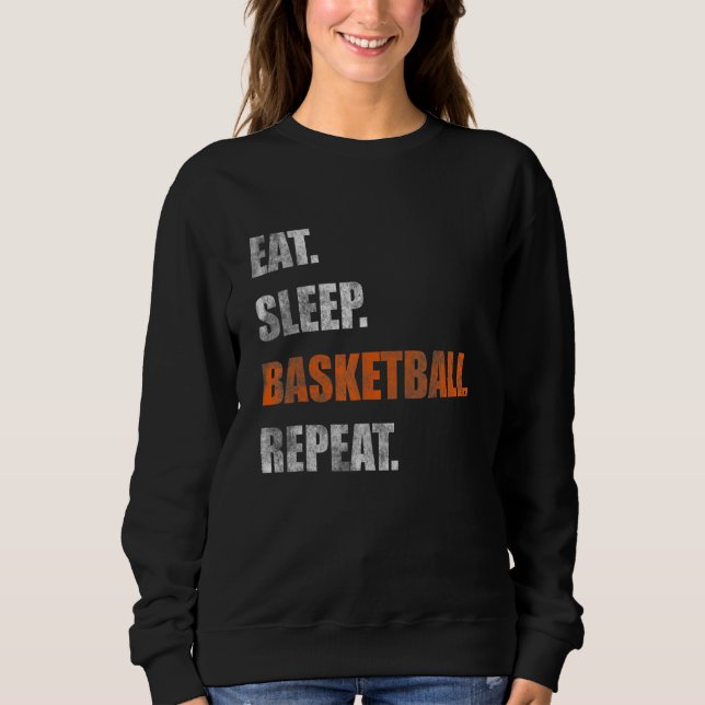 Sudadera Repetir el sueño del baloncesto (Anverso)