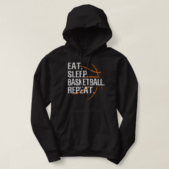 Sudadera Repetir el sueño del baloncesto - Regalo para balo (Diseño del anverso)