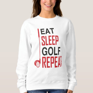 Sudadera Repetir el sueño del golf