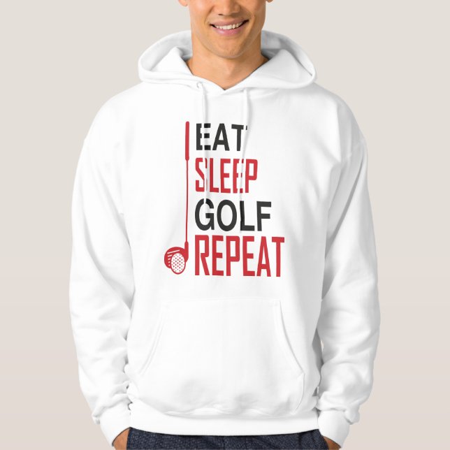 Sudadera Repetir el sueño del golf (Anverso)