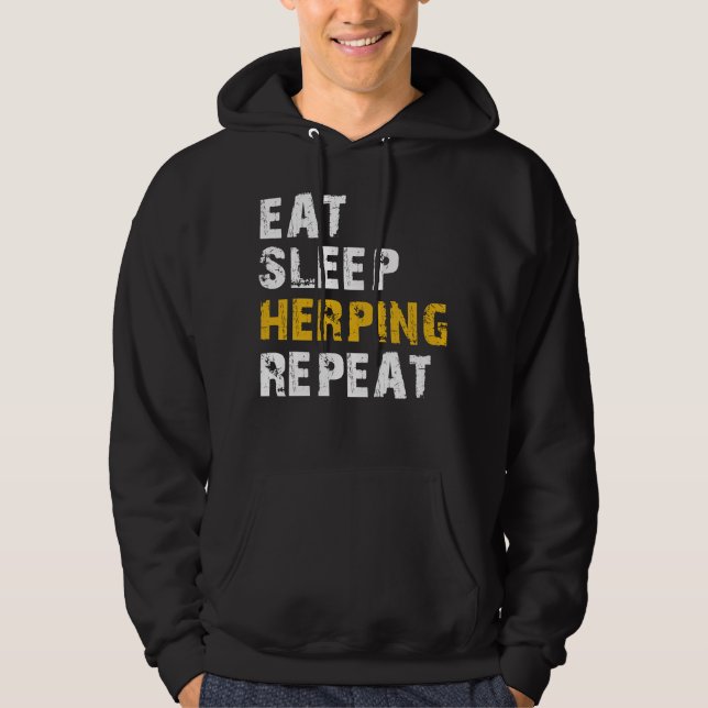 Sudadera repetir el sueño Herping (Anverso)
