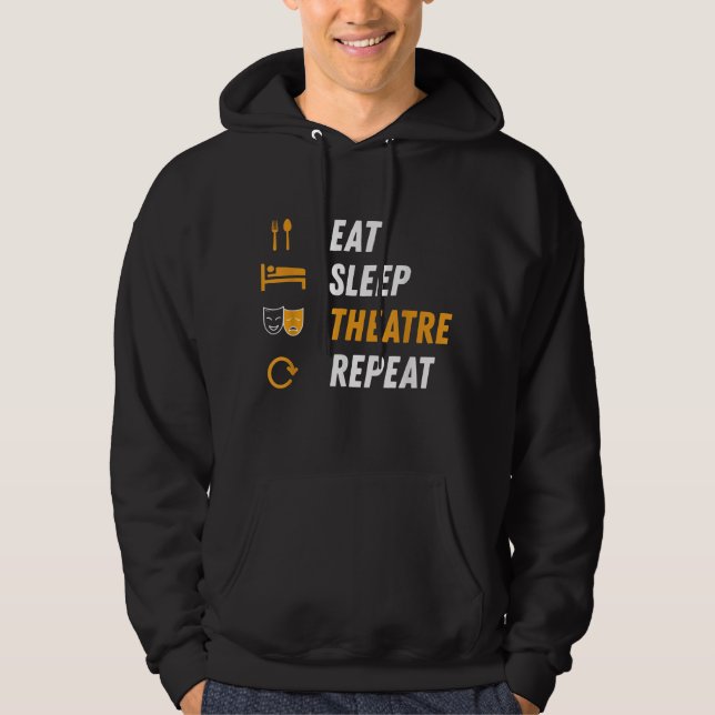 Sudadera Repetir el teatro de sueño (Anverso)