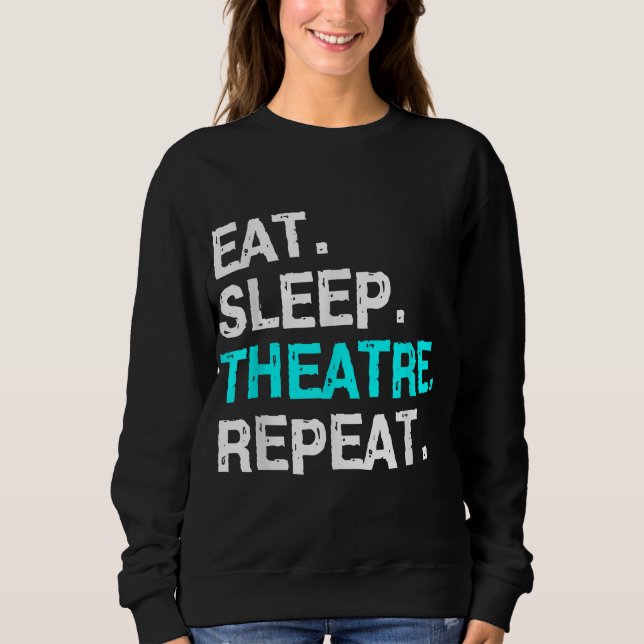 Sudadera Repetir el teatro de sueño (Anverso)