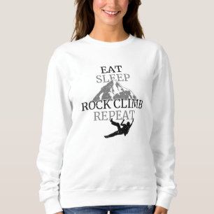 Sudadera Repetir escalada rock de sueño