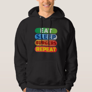 Sudadera repetir hamburguesas de sueño