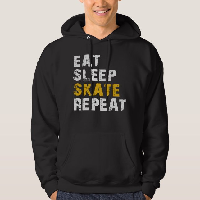 SUDADERA REPETIR LA REPETICIÓN DE ESQUEMA DE DORMIR (Anverso)