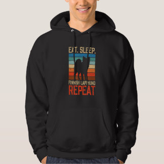 Sudadera Repetir lapphund finlandés de sueño ininterrumpido