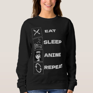Sudadera Repite el anime de dormir