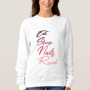 Sudadera Repito de las uñas dormientas, uñas, uñas,