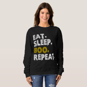 Sudadera Repito del boo de sueño de comer - Halloween 2022 