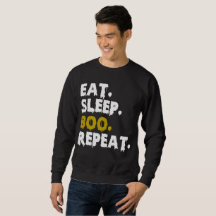 Sudadera Repito del boo de sueño de comer - Halloween 2022