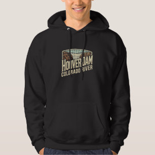 Sudadera Represa de Hoover Vintage Río Colorado Nevada Ariz