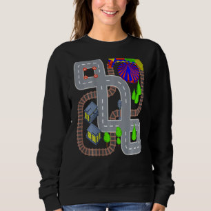 Sudadera Reproducción de tren y de coches Masaje Mat de vue