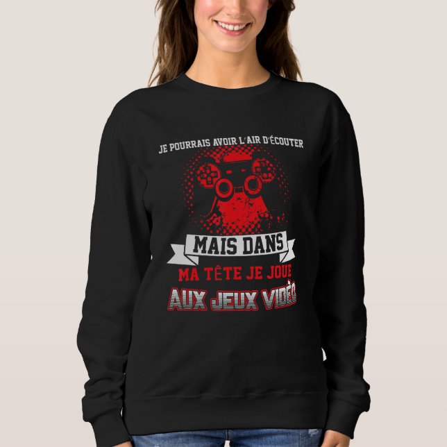 Sudadera Reproducir videojuegos (Anverso)