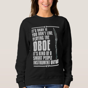 Sudadera Reproductor de música de oboe Instrumento Lección 
