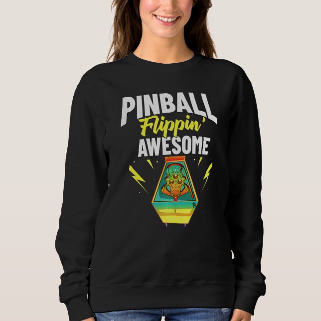 Sudadera Reproductor virtual de juego de máquina de pinball (Anverso)