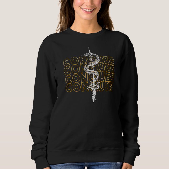 Sudadera Reptile de la serpiente conquistadora (Anverso)