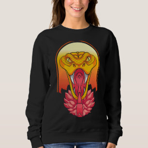 Sudadera Reptile Floral Predator Animal Flowset Sn