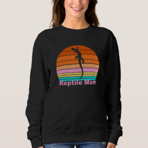 Sudadera Reptile Mom Lizard Iguana Beart Dragon Retro Sun
