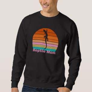 Sudadera Reptile Mom Lizard Iguana Beart Dragon Retro Sun