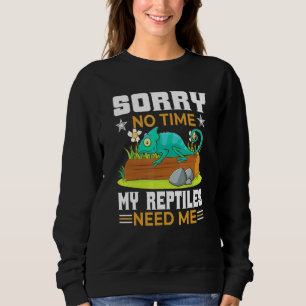 Sudadera Reptiles de los Mascotas de Terrarium