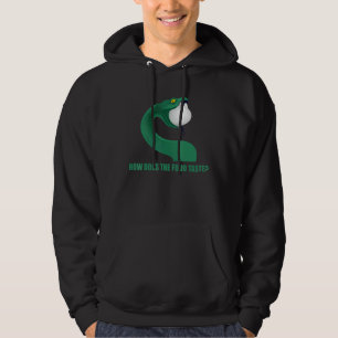 Sudadera Reptiles de serpiente mordida Serpiente venenosa