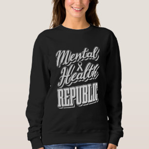 Sudadera República de la Psicología Psicólogo - Salud Menta