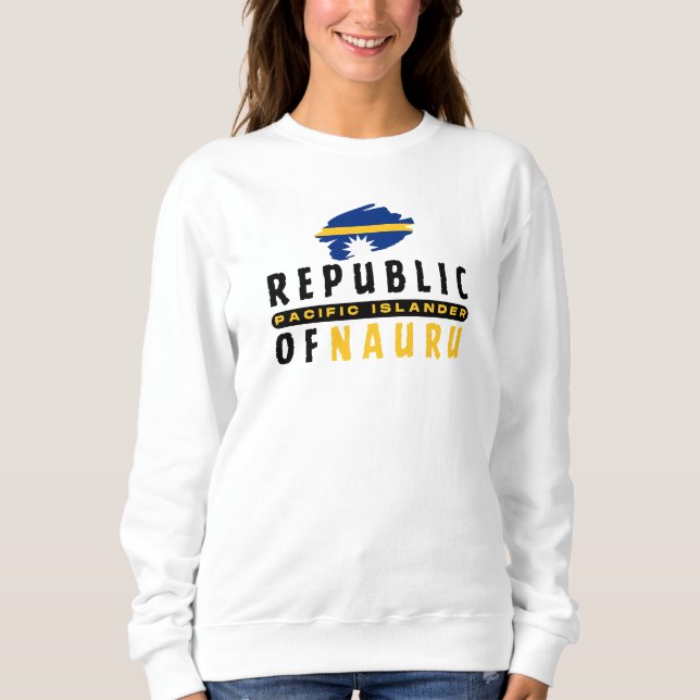 Sudadera República de Nauru T-Shirt (Anverso)