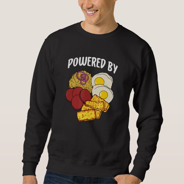 Sudadera República Dominicana Con El Poder De Mangú Salami  (Anverso)