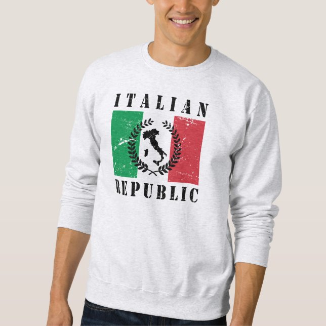 Sudadera República Italiana (Anverso)