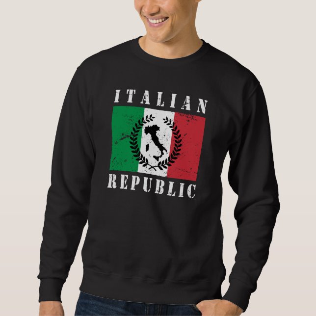 Sudadera República Italiana (Anverso)
