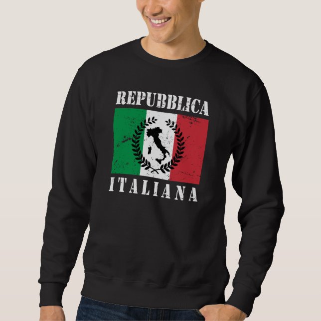 Sudadera República Italiana (Anverso)