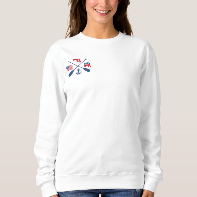 Sudadera Republicana Náutica (Anverso)