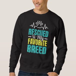 Sudadera Rescatado es mi rescate favorito por los derechos