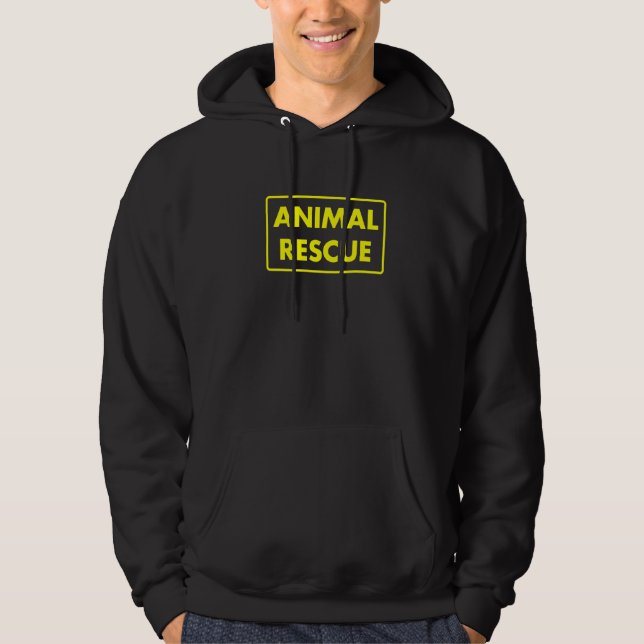 Sudadera Rescate animal (Anverso)