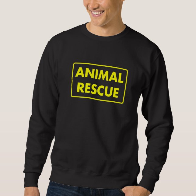 Sudadera Rescate animal (Anverso)